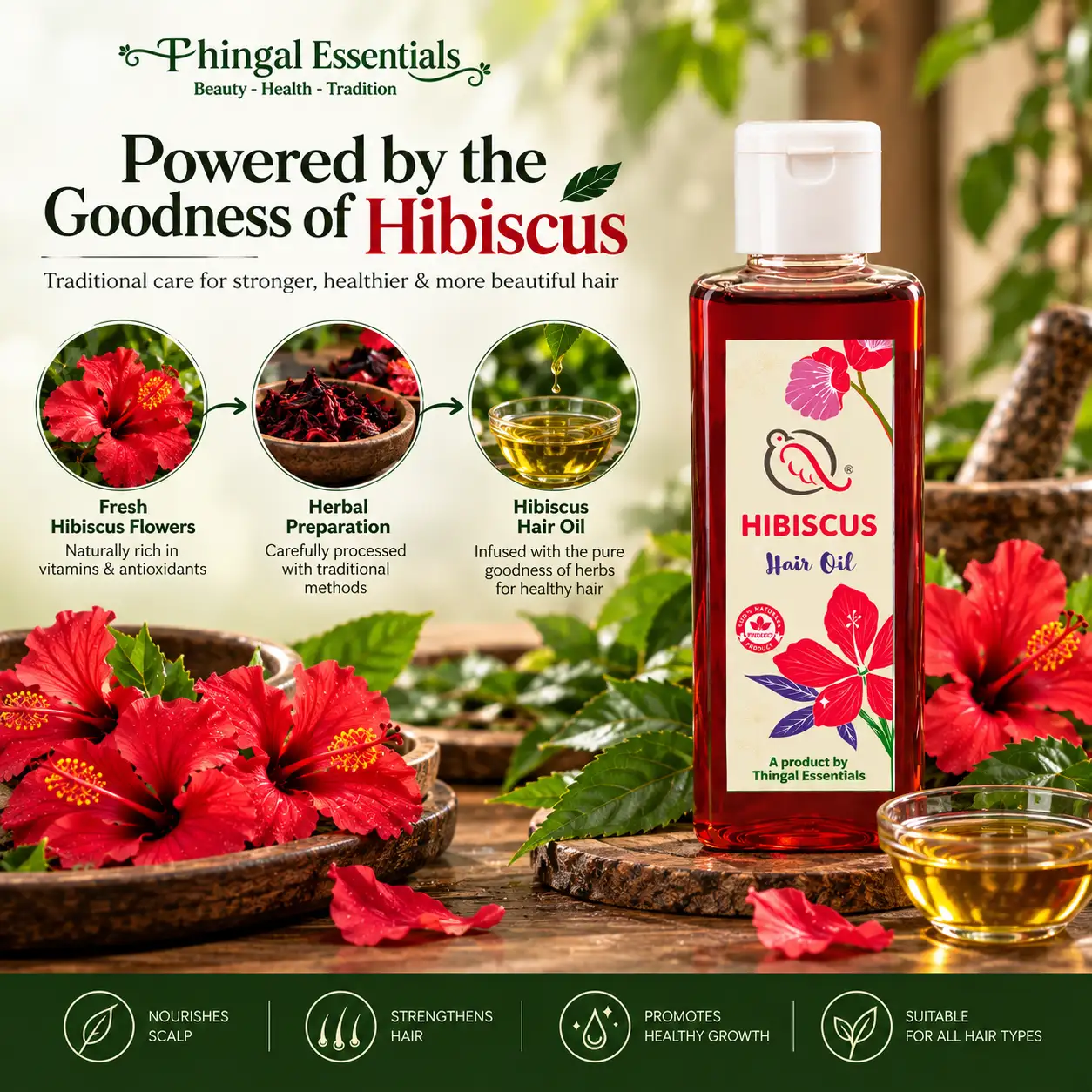 Chembaruthi Hair Oil 100ml - image 3