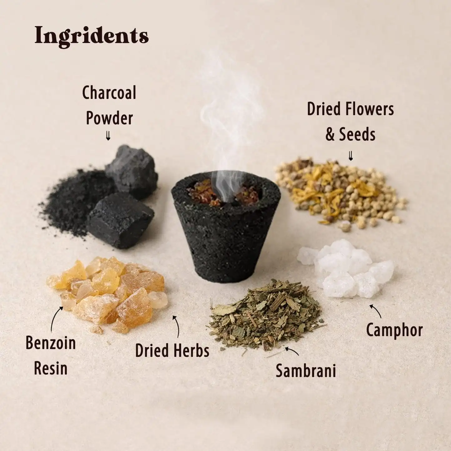 Mooligai Sambrani - 500g - image 4