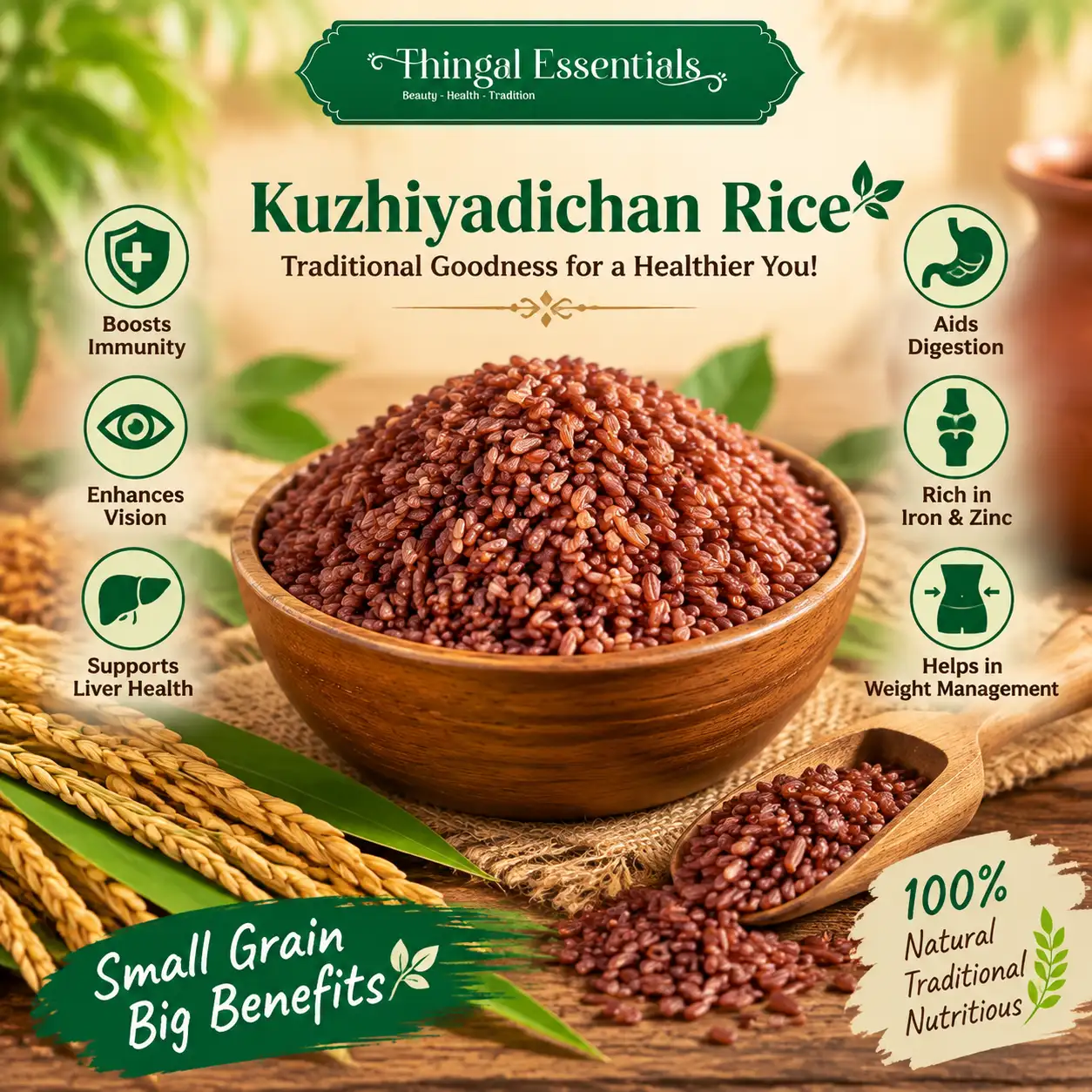 குழியடிச்சான் அரிசி 1KG - image 4