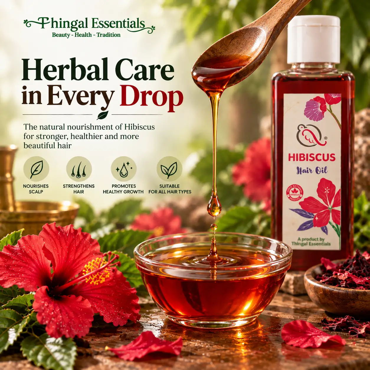 Chembaruthi Hair Oil 100ml - image 4