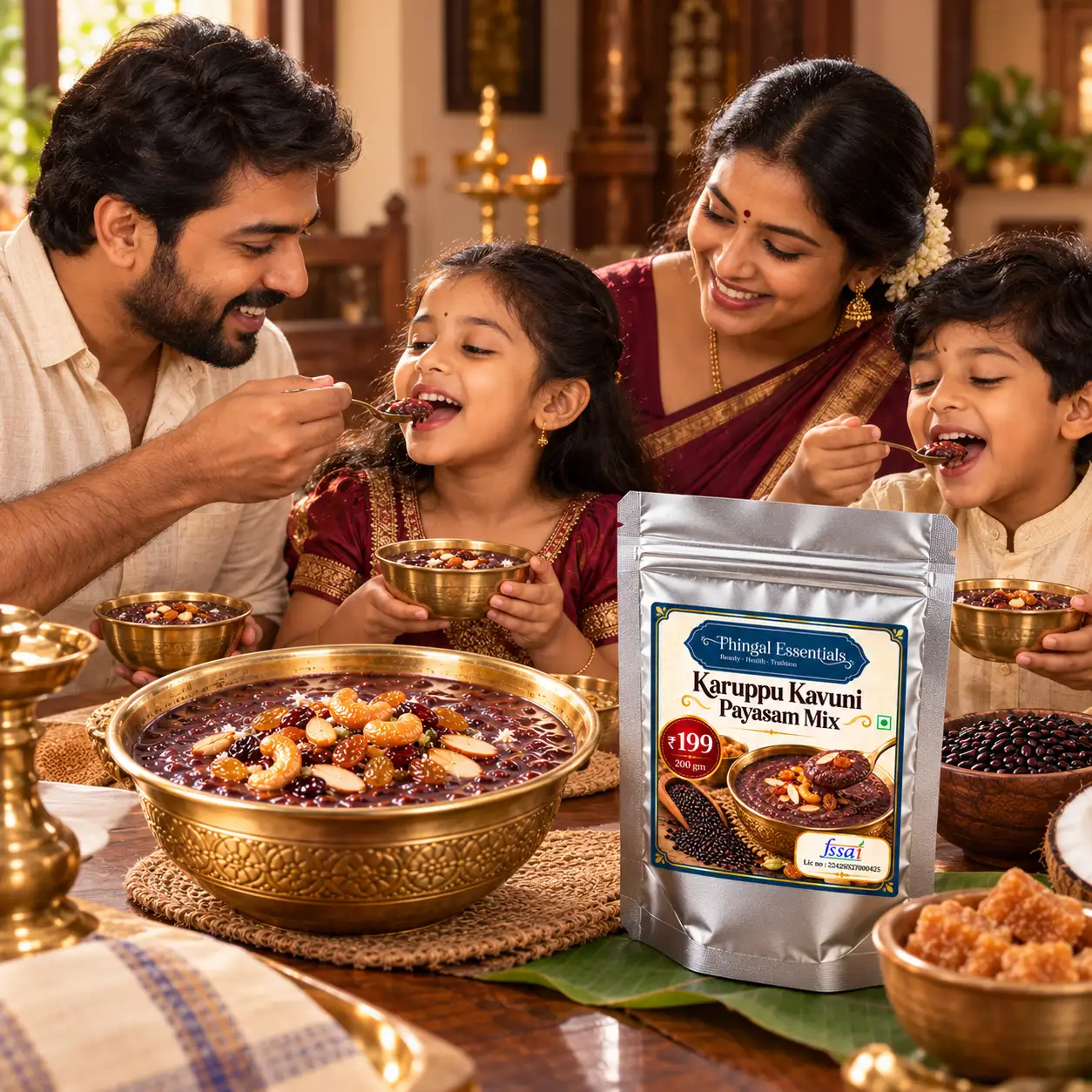 Karuppu Kavuni Payasam Mix - Combo of 2 Packs (400g) - image 4