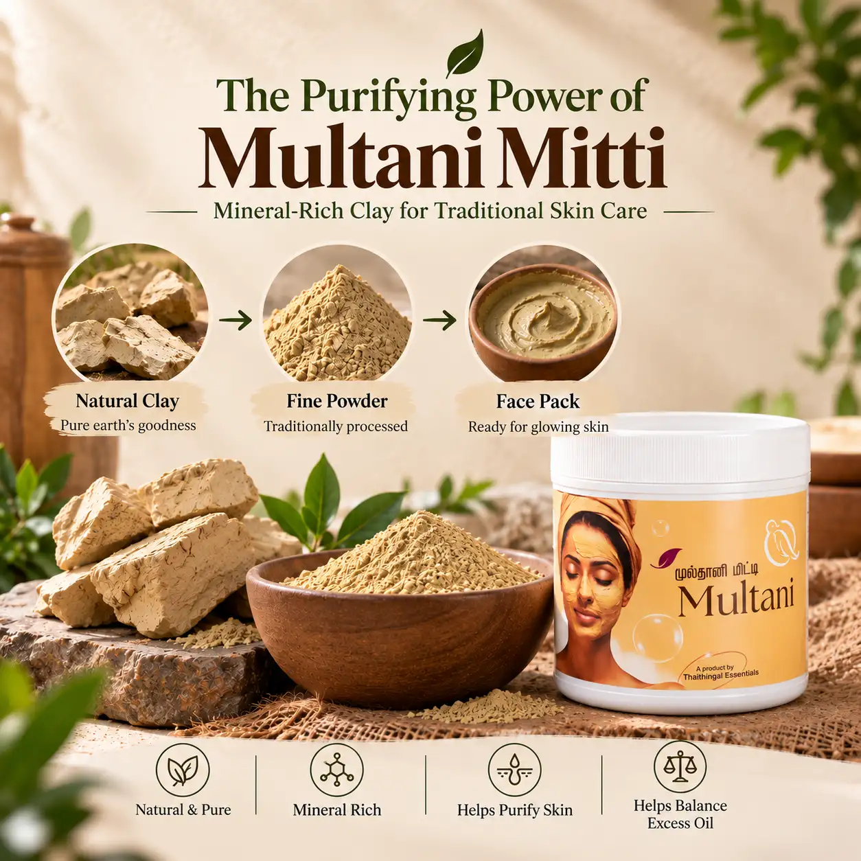 முல்தானி மிட்டி ஃபேஸ் பேக் - image 4