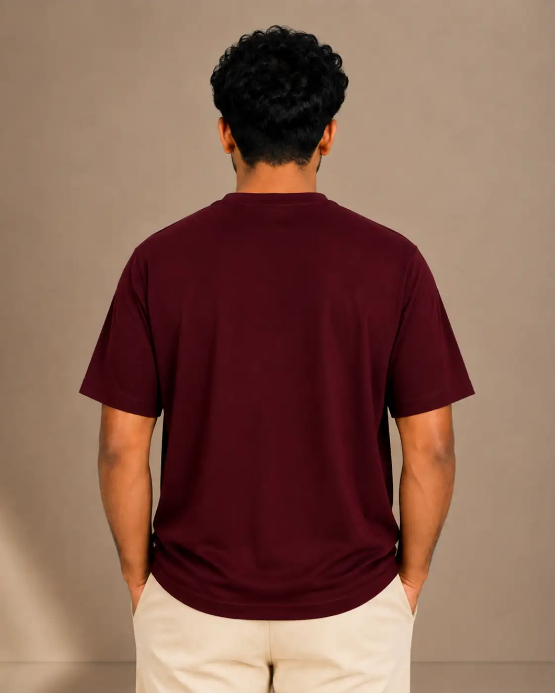 Othuvathu Ozhiyel | Aathichoodi Collection | Knowledge & Growth Oversized T-Shirt (Maroon) - image 2