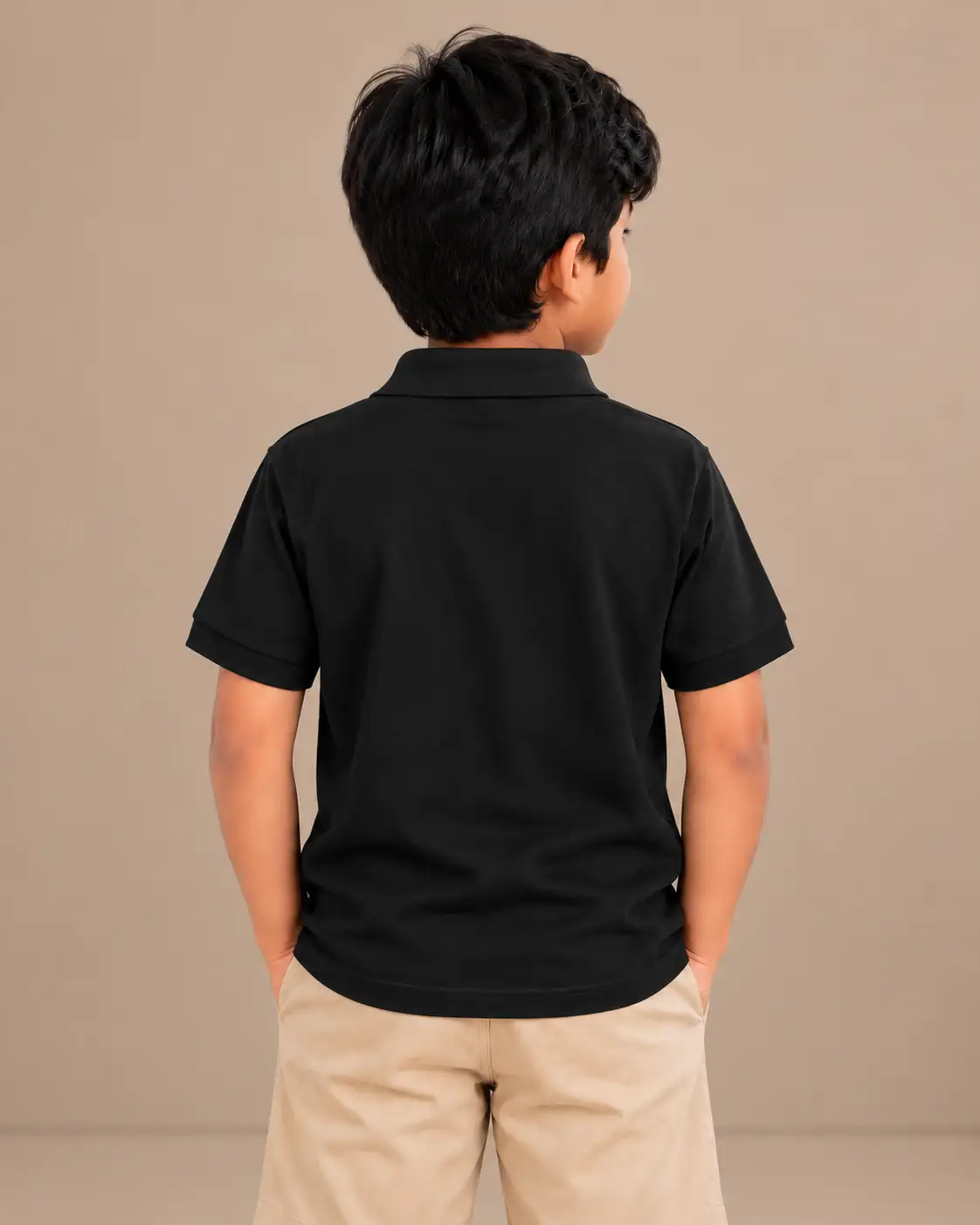 Aaruvadhu Sinam Kids Polo Collar T-Shirt - Black - image 3