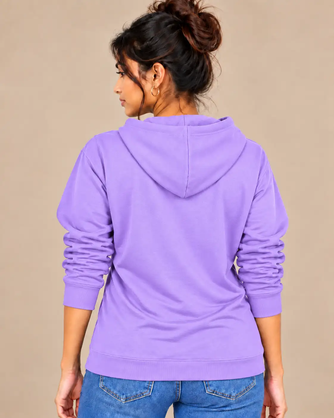 Earpadhu Igazhchi Women's Hooded Sweat T-Shirt - Purple - image 3